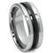 2nd Generation Tungsten Carbide 3 Dome Wedding Band Ring