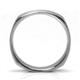 Tungsten Carbide Square Wedding Band Ring