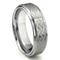 Tungsten Carbide Ring w/ Laser Etched Celtic Knot Design 8mm