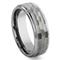 Tungsten Carbide Hammer Finish  Wedding Band Ring