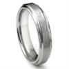 Tungsten Carbide Laser Engraved Hebrew Wedding Band Ring