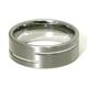 TAO Tungsten Carbide Black & White Diamond Wedding Band Ring