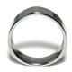 Tungsten Carbide Triangle Trillion Wedding Band Ring