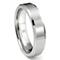 Cobalt XF Chrome 6MM Beveled Wedding Band Ring