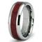 Tungsten Carbide Maple Wood Wedding Band Ring