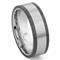 Cobalt XF Chrome 8MM Matte Finish Two-Tone Flat Wedding Band Ring