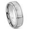 Cobalt XF Chrome 8MM Newport Wedding Band Ring w/ Grooves