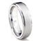 Cobalt XF Chrome 8MM Satin Finish Wedding Band Ring w/ Raised Center