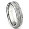 Tungsten Carbide 7MM Diamond Cut Chevron Wedding Band Ring