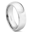 Cobalt XF Chrome 7MM High Polish Plain Dome Wedding Band Ring