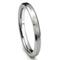  Tungsten Carbide 3MM Beveled Wedding Band w/ Brush Center