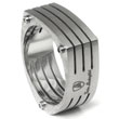 LAMBORGHINI Swirl Series Titanium Steel Ring