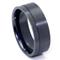 Black Zirconium 8MM Men's Wedding Band Ring