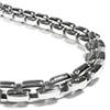 Stainless Steel Men's Large Box Link Necklace Chain