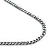 Titanium 4MM Curb Necklace Chain