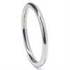 Titanium 2mm High Polish Dome Wedding Band Ring