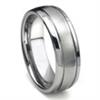 Tungsten Carbide Newport Double Groove  Dome Wedding Band Ring