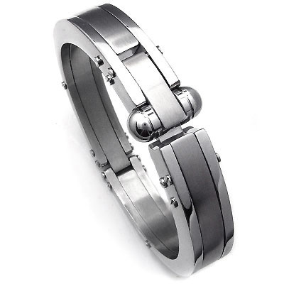 MIGHTY FASHIONS: Royce Stainless Steel Mechanic Men's Cuff Bracelet ...