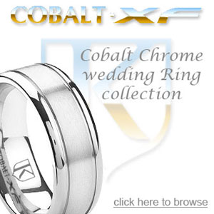 Cobalt chrome wedding rings SK Benchmark Scott