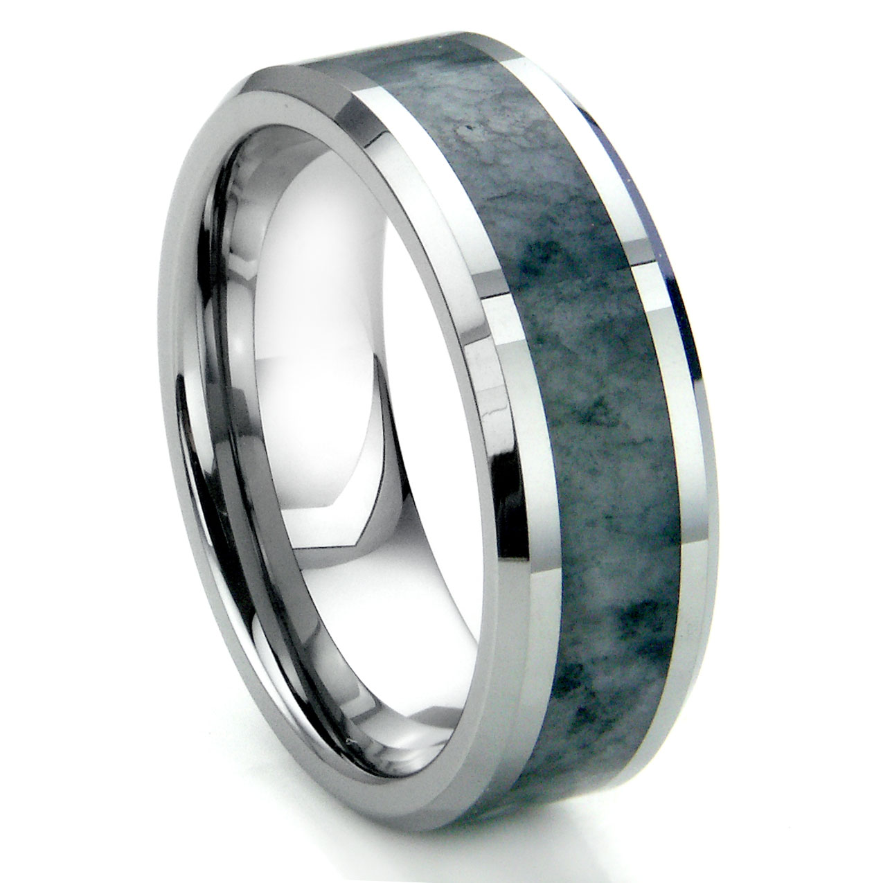 Glasgow Rangers FC Stainless Steel Ring With Black Inlay – Sizes S/M/L – Official Merch