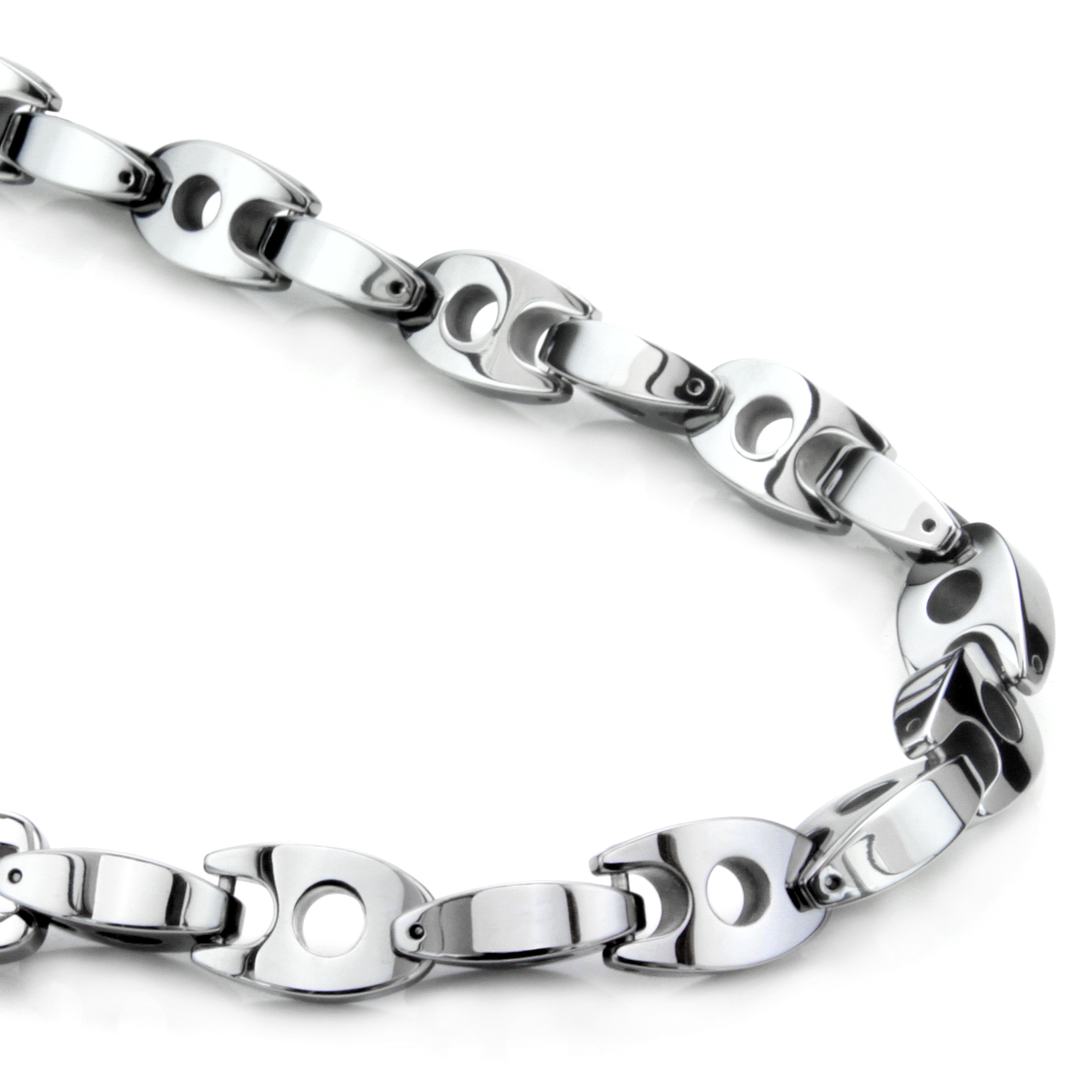 Nitrogen Stainless Steel Men's Link Necklace Chain Sz 22