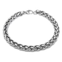 Titanium 7MM Wheat Link Bracelet