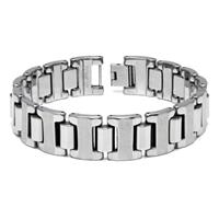 GLADIATER Tungsten Carbide Men's Link Bracelet