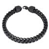 Black Titanium 7MM Franco Link Bracelet
