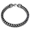Gunmetal Grey Titanium 7MM Franco Link Bracelet