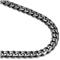 Gunmetal Grey Titanium 7MM Curb Necklace Chain