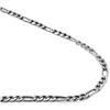Titanium 4MM Figaro Necklace Chain