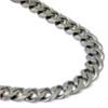 Italian Cut Titanium 10MM Curb Necklace Chain