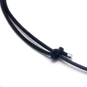 Black Cord Necklace Extendable