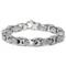 Stainless Steel Link Two-Tone Finish Men's Bracelet