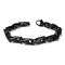 Black Tungsten Carbide Wheat Link Bracelet