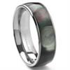 ALOIS Titanium Mother of Pearl 6mm Band Ring