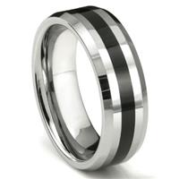 LONZO Tungsten Carbide Wedding Ring