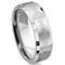 ASFUR Tungsten Carbide Laser Engraved Celtic Wedding Band Ring