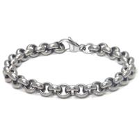 Titanium 6MM Rolo Link Bracelet