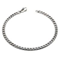 Titanium 4MM Curb Link Bracelet