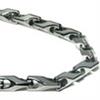 Tungsten Carbide Men's Wheat Link Necklace Chain