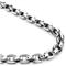 Tungsten Carbide 7MM Oval Link Necklace Chain