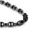Black Tungsten Carbide 10MM Marina Link Necklace Chain