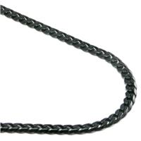 Black Titanium 4MM Curb Necklace Chain