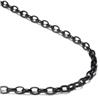 Black Titanium 4MM Oval Link Necklace Chain