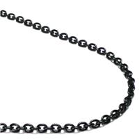 Black Titanium 3MM Rolo Necklace Chain