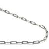 Titanium 5MM Paper Clip Link Necklace Chain