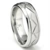 Cobalt XF Chrome 8MM Diamond Cut Newport Wedding Band Ring