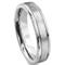 Cobalt XF Chrome 6MM Italian Di Seta Finish Newport Wedding Band Ring