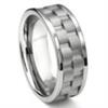 Tungsten Carbide 9MM Double Coinedge Wedding Band Ring